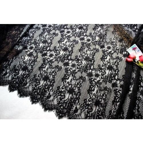 GLace 3M/Lot Cotton Eyelash Lace Fabric DIY Clothing Skirt Dress Accessories Home Furnishing Fabric TX705