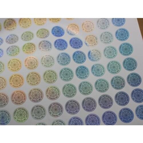 Custom Shape Solid Color Full Color Sticker Printing in Packaging Labels