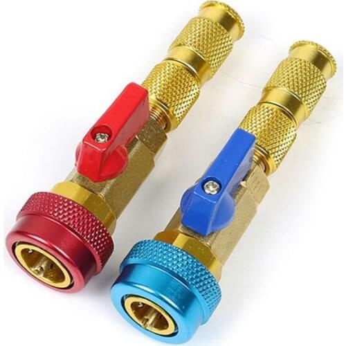 R134A R1234YF Quick Valve Core Remover Installer Tool High Low Pressure Tool Air Conditioning Syestem Tool