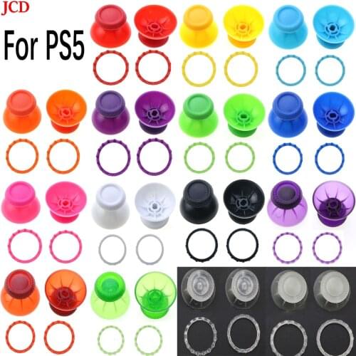 JCD 1 Set For PS5 Analog Cover 3D Thumb Sticks Joystick Thumbstick Mushroom Cap For Sony PlayStation PS5 Controller Replacement