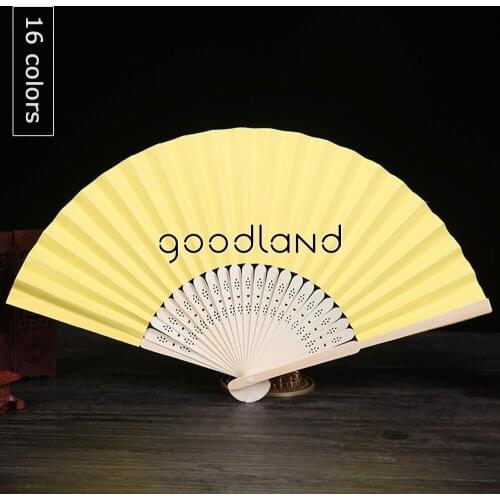 Wholesale Free Shipping 30pcs Mulit Colors Bamboo&Paper Pocket Fan Folding Hand Held Fans Abanicos para boda leques de Casamento
