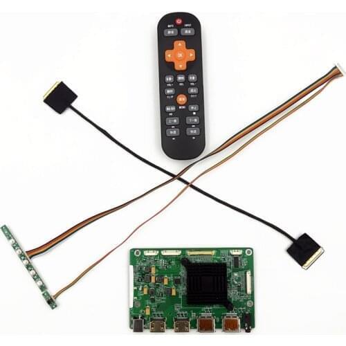 Controller drive board support edp 4K with HDMI-Compatibl DP connector suport Resolution 3840x2160 40 pin LCD screen LQ173D1JW33
