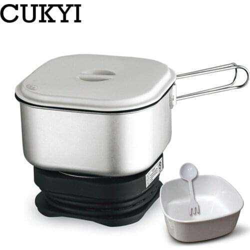CUKYI electric travel Household cooker multi function portable pot 110V/220V 1.3L big capacity Multi Cookers