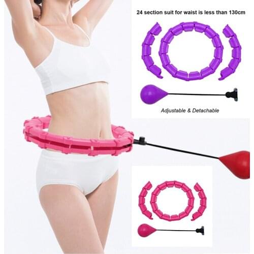 Adjustable Sport Hoops Abdominal Thin Waist Exercise Detachable Massage Fitness Hoops Gym Equipment Home Training Weight Loss