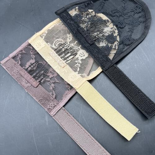 5X5 ponytail hairnet for making hair bun 5pcs/lot Ponyhair lace net base