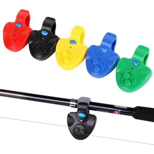 LED Electronic Fish Bite Finder Alarm Alert Light On Fishing Rod Outdoor Fishing alarm device