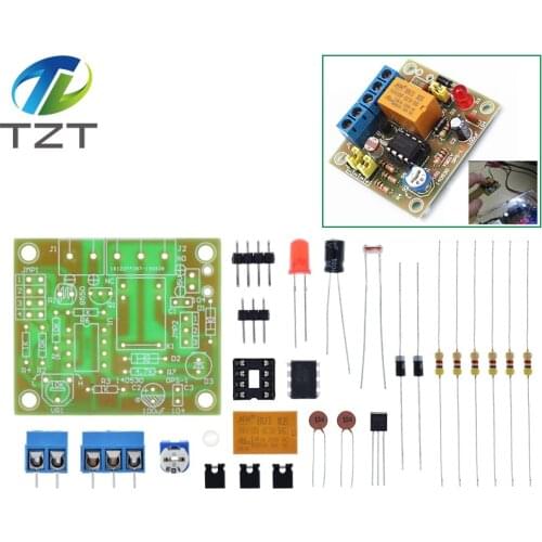 LM393 DIY Light Operated Switch Kit Light Control Switch Photosensitive DIY Electronic Trigger Output Mode Module Funny DIY Kit