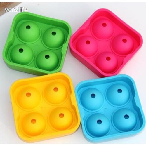 Vanzlife Ice hockey die bar 4 hole spherical ice hockey mould cup die small die circular ice hockey ice frames