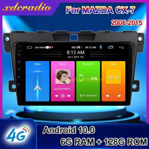 Xdcradio 9 Inch Android 10.0 Car Radio For MAZDA CX-7 CX7 CX 7 Automotivo Multimedia GPS Navigation Carplay 4G 6+128G 2013-2015