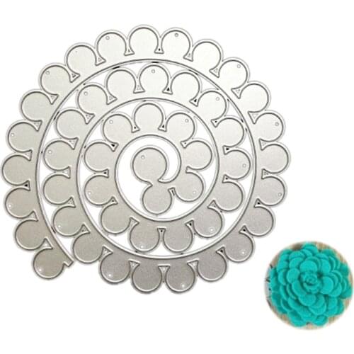 YINISE SCRAPBOOK Metal Cutting Dies For Scrapbooking Stencils FLOWER COVER DIY PAPER Album Cards CRAFT Making Embossing Die CUT