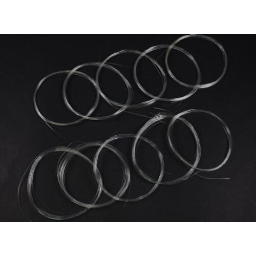 10 Pcs(3pcs 2X+3pcs 3X+ 4pcs 4X) /set Tapered Fly Fishing Line 9FT Tapered Leader Holder Conical