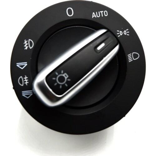 100% Brand ! chrome headlight switch contorl w/ Auto For AUDI A6 S6 C6 RS6 Allroad Q7 4FD941531A , 4F1941531E + free shipping