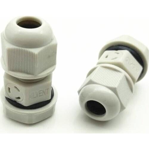 50PCS Milvent M12,M16,M20,PG7,PG9,PG13.5,PG16,PG21 Ventilation Breather Vent Plug Cable Gland for Outdoor Enclosures