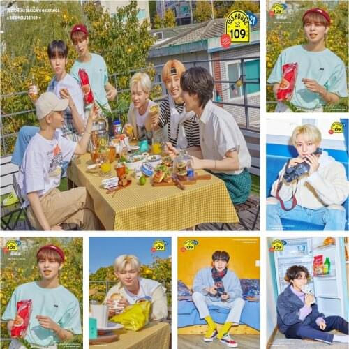 5D DIY Diamond Painting Korean Boy Group KPOP ONEUS Pictures Of Rhinestones Full Drill Cross Stitch Mosaic Embroidery Home Decor