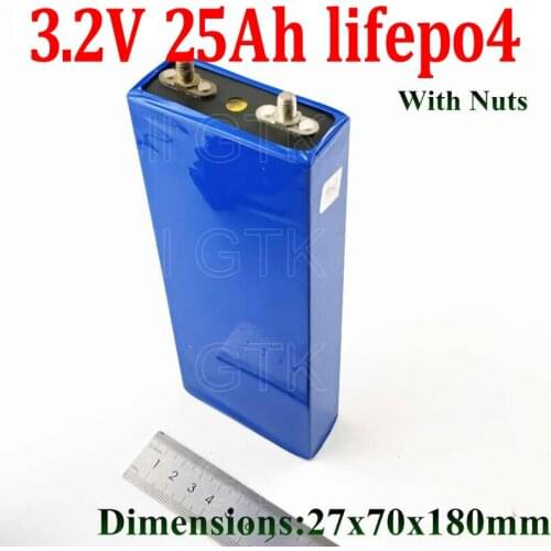 96 pcs lifepo4 3.2v 25Ah cells 3.2v 30A discharge 750w 1500w for diy pack 24v 25ah battery electric bike battery 48v 25ah kit