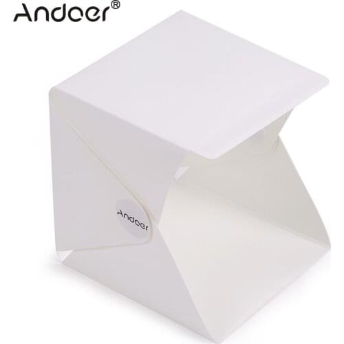 Andoer Folding Portable Mini Photography Lightbox Studio for iPhone Samsang LG HTC Smartphone DSLR