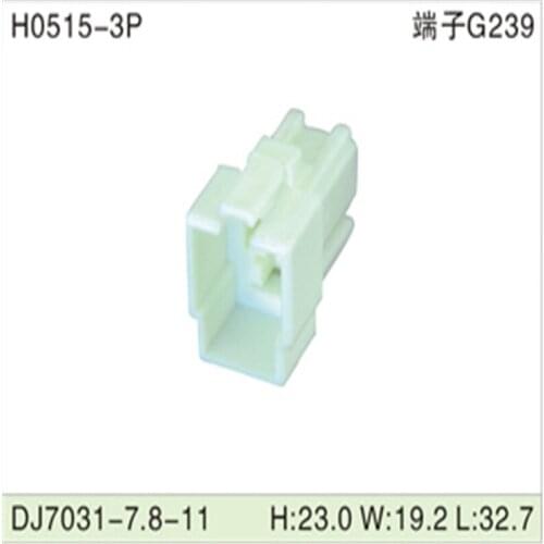 Free shipping 500pcs DJ7031-7.8-11 6.3mm 3Pin AMP Car Electrical Wire Connectors for VW,BMW,Audi,Toyota,NISSAN AND other