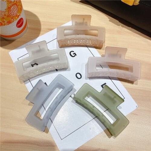 South Koreas Dongdaemun ins large shark clip catch clip net red acetate hair catch tortoiseshell back head hairpin