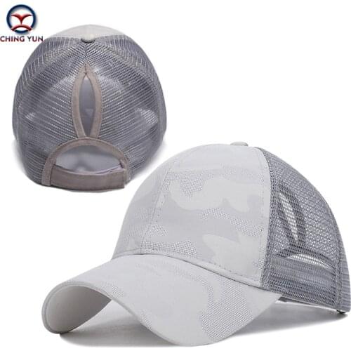 CHING YUN Brand Baseball Cap Women High Quality Ms Ponytail Hairstyle Womens sunhat Pattern Hat Unisex Leisure Street Sun Hat