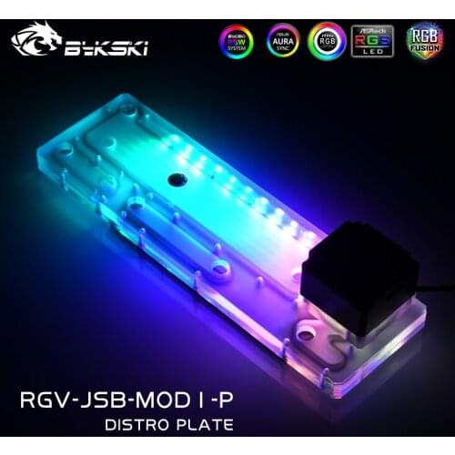 BYKSKI RGV-JSB-MOD1-P Acrylic Waterway Board Water Cooling Case Solution For JONSBO MOD1 Chassis