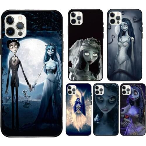 Corpse Bride Emily Case For iPhone 12 mini 11 Pro Max X XR XS MAX SE 2020 5S 6S 7 8 Plus Back Cover Shell