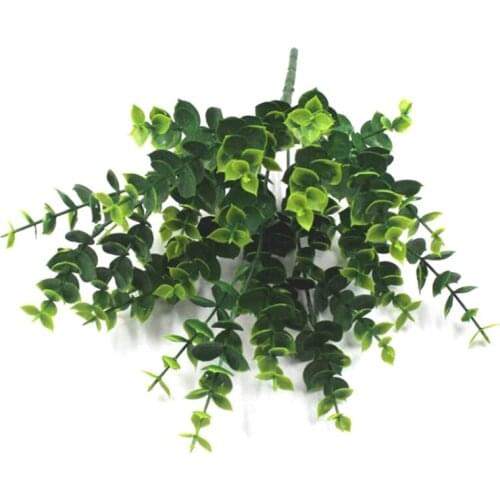 Artificial Plants Green Grass Plastic Flower Desktop Decor Grass Simulation Green Grass for Garden Outdoor Decoration Fake Plant