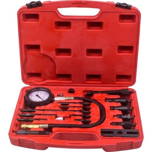 16Pcs Diesel Engine Compression Tester Test Set Kit For Automotive Compressor