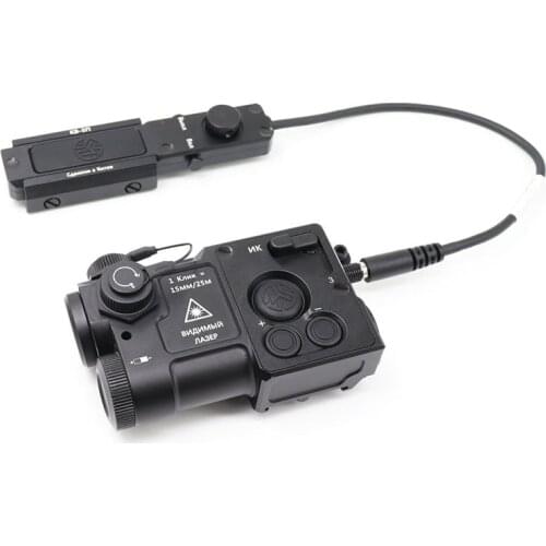 PERST-4 Aiming Laser PEQ Red IR Laser Airsoft Tactical can be reset to zero brightness adjustable