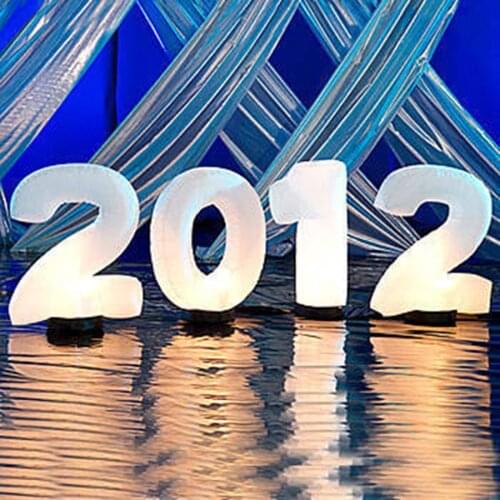 Popular lighting inflatable decoration,portable shimmering inflatable figures for party ,stage or wedding