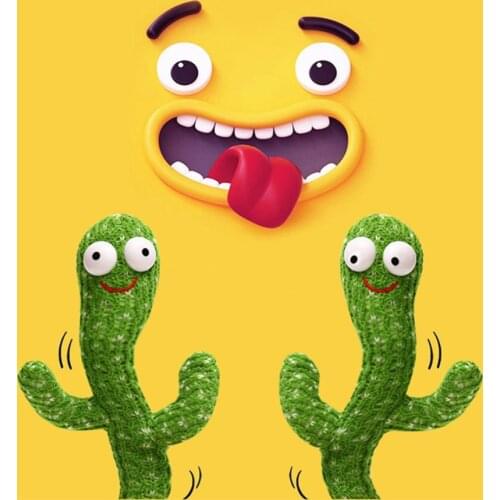 Flash Sale 120 English songs Parrot Cactus That Can Sing and Dance