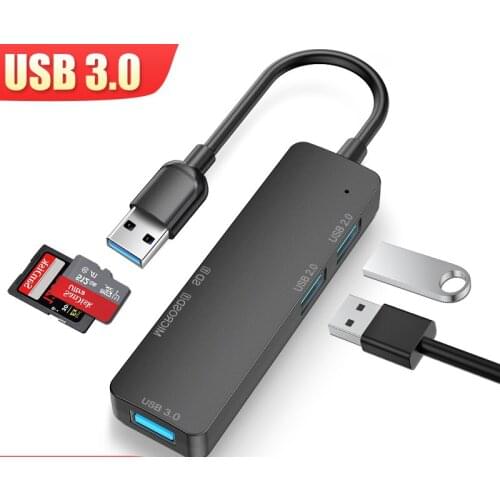 USB C HUB 3.0 Type C 3.1 4 Port Multi Splitter Adapter OTG For Lenovo Xiaomi Macbook Pro 13 15 Air Pro PC Computer Accessories