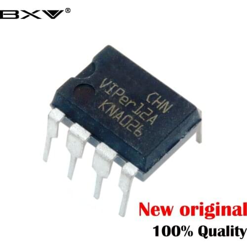 10PCS VIPER12A DIP8 VIPER12 DIP 12A DIP-8 IC