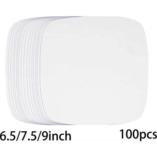 100Pcs Air Fryer Liner Baking Paper Oven Steamer Non-Stick Square Paper High Temperature Resistant Oil Paper Oven Baking Mat