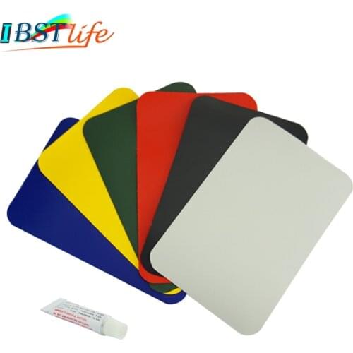 185*125mm Inflatable Plastic Boat Kayak Special PVC Repair Patch Kit With Glue Waterproof Patch Rib Canoe Dinghy Float