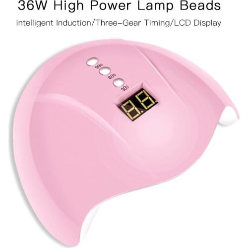 24W LED Nail Lamp,LED Nail Lamp with 12 Light Beads IZO Portable Nail Dryer Manicure/Pedicure Curing Lamp with 30s 60s 99s Timer