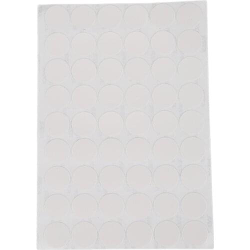 Promotion! Wardrobe Cupboard Self-adhesive Screw Covers Caps Stickers 54 in 1 White