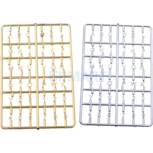1/12 Dollhouse Decoration Miniatures Alphanumeric Model Board Letters & Numbers Mold Kids Pretend Play Cognitive Toy