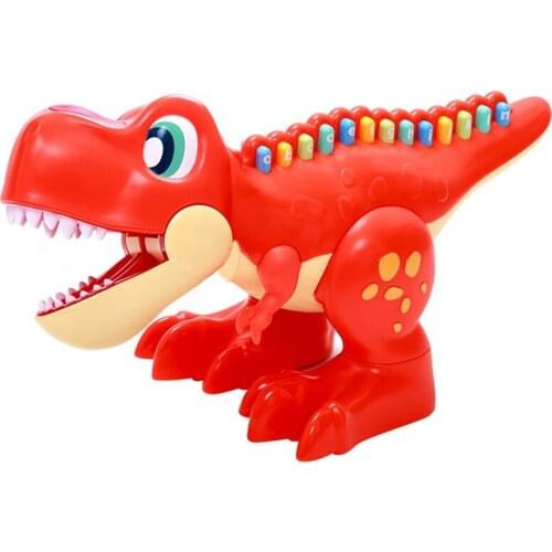 Dinosaur Baby Musical Toys, Early Educational Development With Light And ABC For Toddler Toys Tyrannosaurus Learning Toy