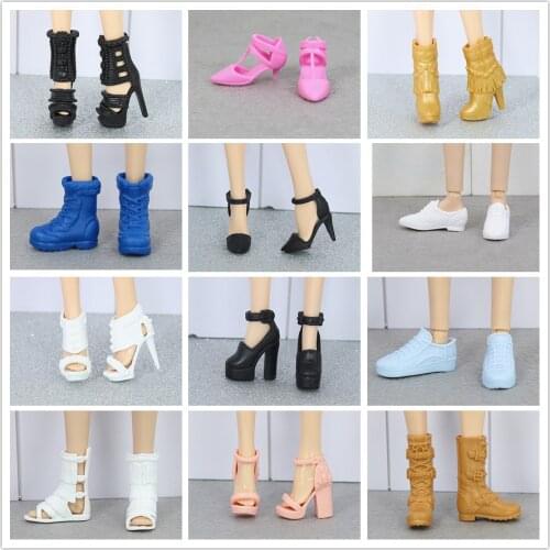 Collective edition Original Fashion High Heels Shoes / Doll Accessories For 1/6 FR ST Xinyi Barbie Doll , Doll Shoes flat shoes