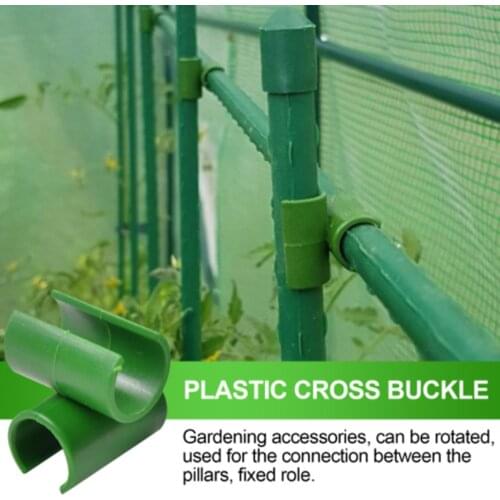 Cross Plastic Clips Plant Support Fixed Connector Adjustable Agriculture Fastener Pillars Diameter Gardening High quality