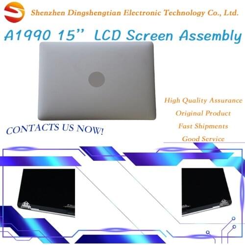 Macbook Pro Retina 15 inch A1990 LCD Screen Assembly 2018 2019 dispaly Space Gray And Sliver