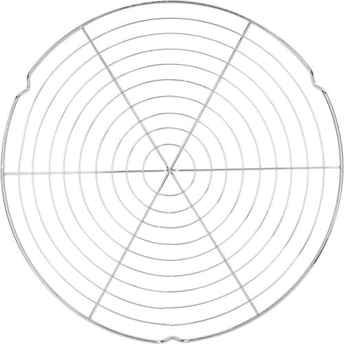 32cm Multi-Purpose Round Metal Cross Wire Steaming Cooling Barbecue Rack /Carbon Baking Net/Grill /Pan Grate BBQ Accessories