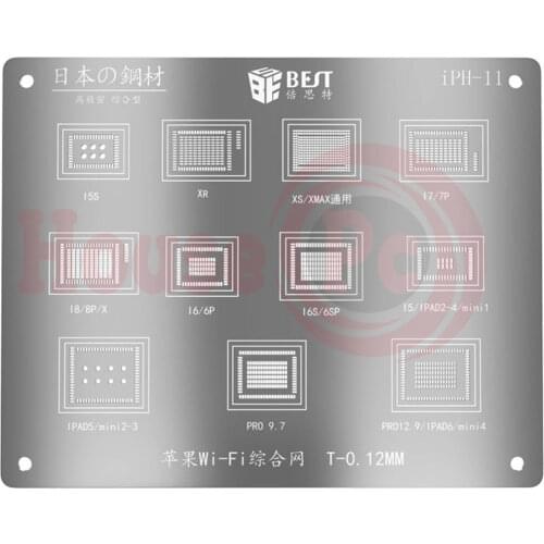 Mobile Phone Rework for Iphone 11 Repair Bga Stencils Reballing Repair