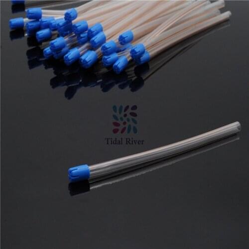 10/Pcs Dental Materials Disposable Saliva Ejector Suction Tips Plastic Aspirator Nozzles Dentist Euipment