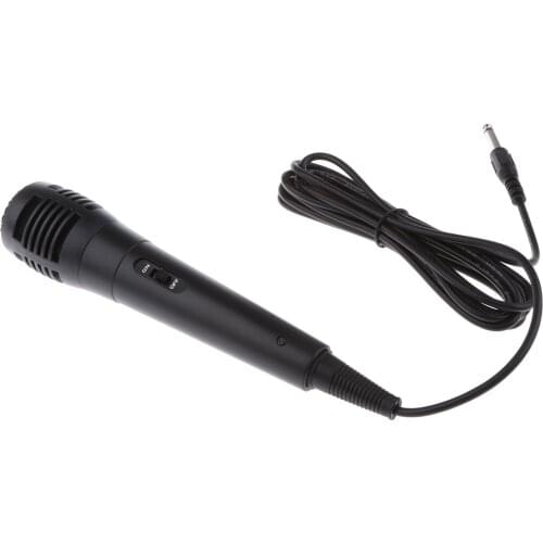 Unidirectional Wired 6.35mm Dynamic Microphone Instrument Mic for Karaoke Voice Recording