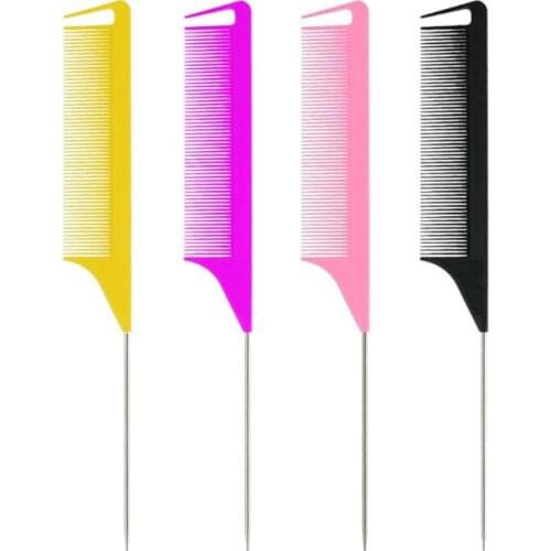 One-way Weave Highlighting Foiling Hair Dye Comb Sectioning Hairdressing Combs 667D