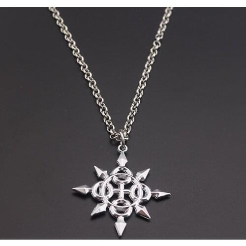 Animation Game Surrounding Kingdom Hearts Necklace Gothic Crystal Darts Logo Pendant Men’s Jewelry Gifts