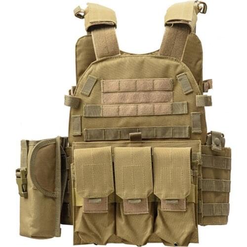 Training Vest Multifunctional Ultra-Light Breathable Oxford Cloth Wear-resistant Airsoft Vest for Outdoor