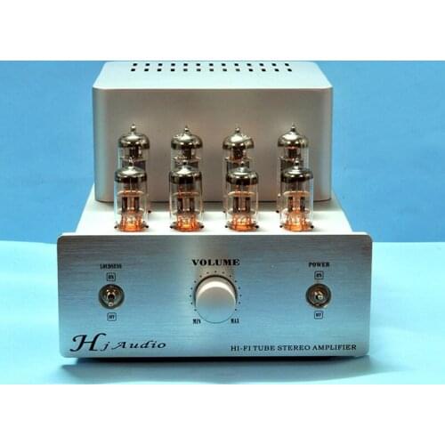 Tube amplifier, Huaji audio ST-6P1PP output power 2*10W frequency response 28HZ-20KHZ push-pull combined amplifier