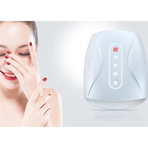 Smart Electric Hand Health Massager Wireless Massage Device Palm Finger Acupoint with Air Pressure and Heat Compress for Beauty